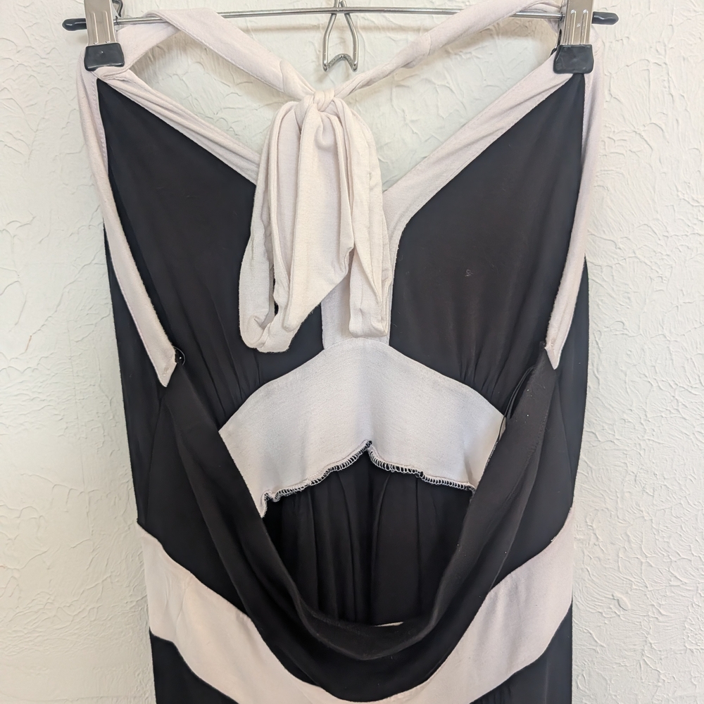 Calvin Klein Black and White Maxi Dress - Picture 2 of 4